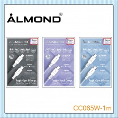 ALMOND Type-C to C 65watt 數據線 1米